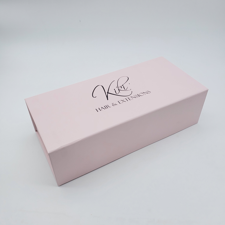  Custom Logo Pet Toy Gift Packaging - Folding Magnetic Rectangle Black Paper Box