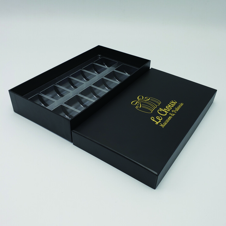  Custom Silver Logo Mini Purple Magnetic Chocolate Boxes with Dividers - High-Quality Printing & Packaging Solutions