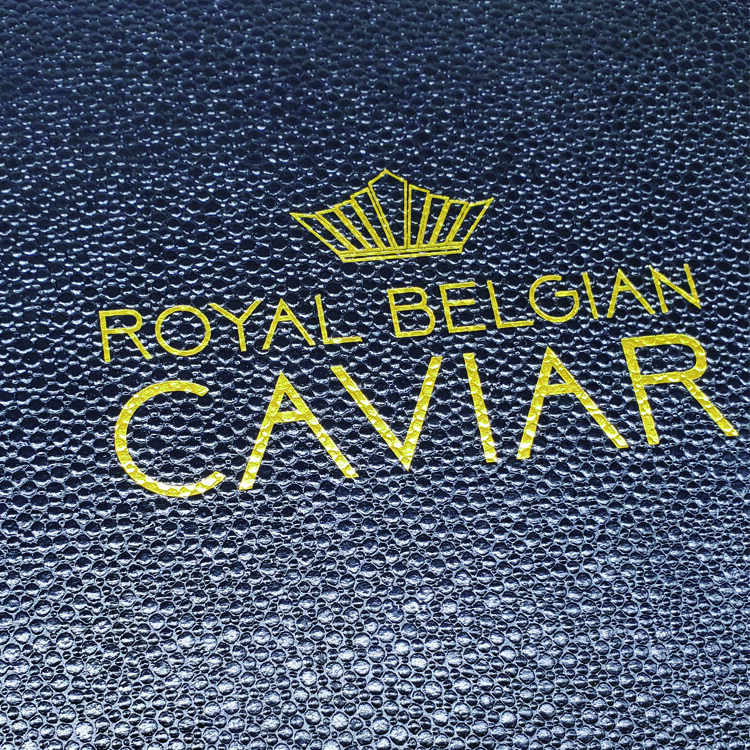  Custom Black Magnetic Lid Gift Box for Luxury Caviar 50gr/125gr Packaging