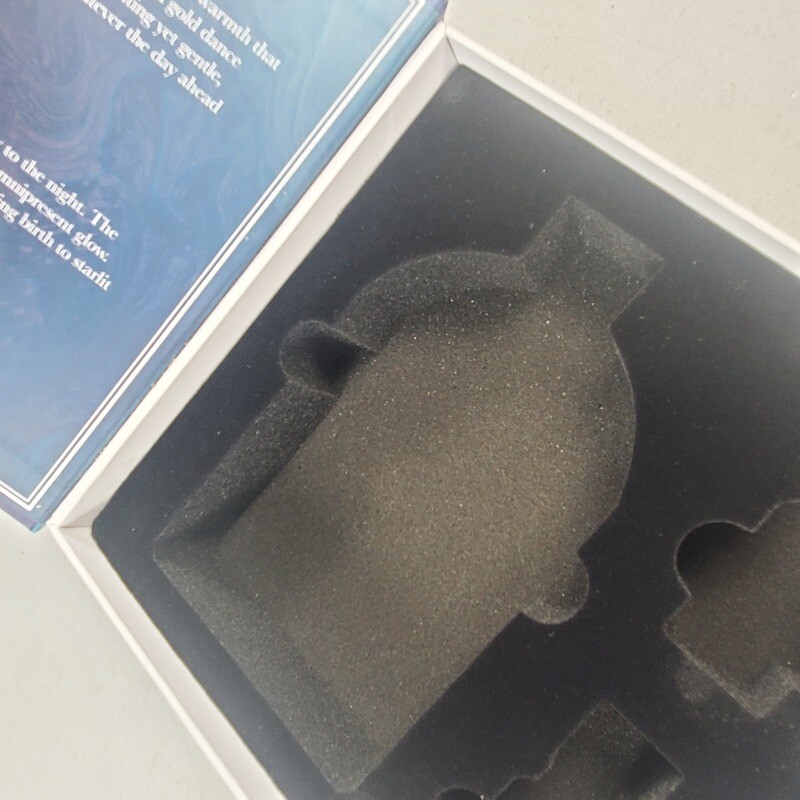  Custom Black Eco-Friendly Book-Shaped Gift Packaging Paper Box for Cosmetics