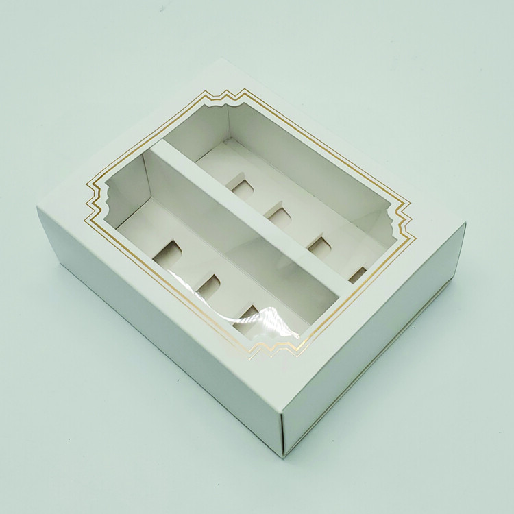  Luxury White Drawer Style Boxes for Celebration Nuts Chocolate Bonbons Packaging