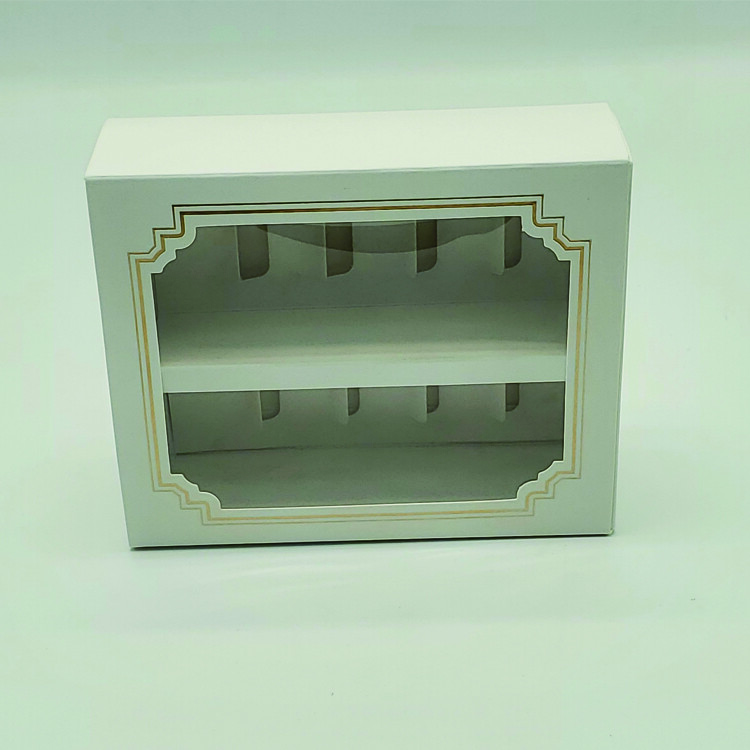  Luxury White Drawer Style Boxes for Celebration Nuts Chocolate Bonbons Packaging
