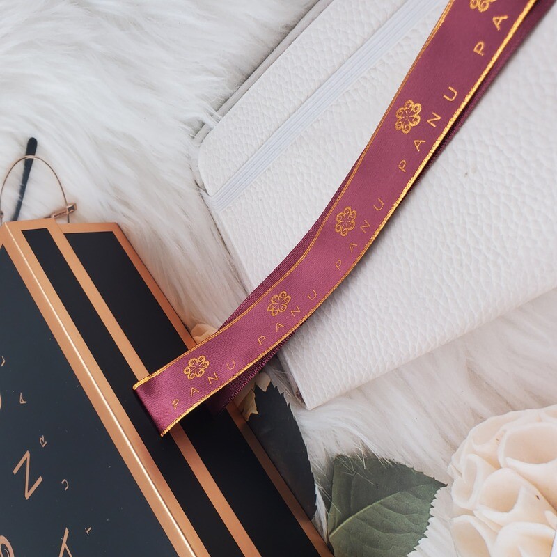  Customized Black Cardboard Magnetic Flip Jewelry Box with Logo Printing