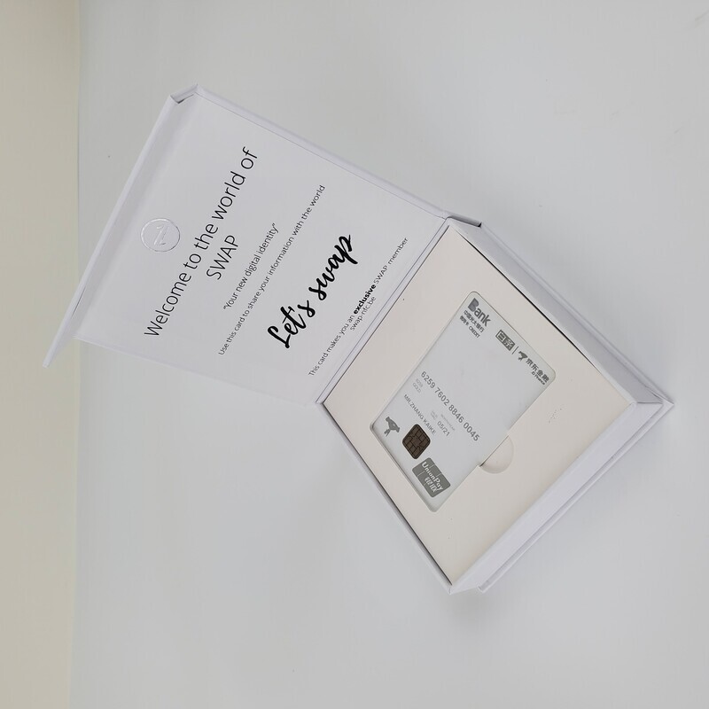  Custom Beige Wedding VIP Credit Business Card Packaging Gift Boxes with High-Quality Printing