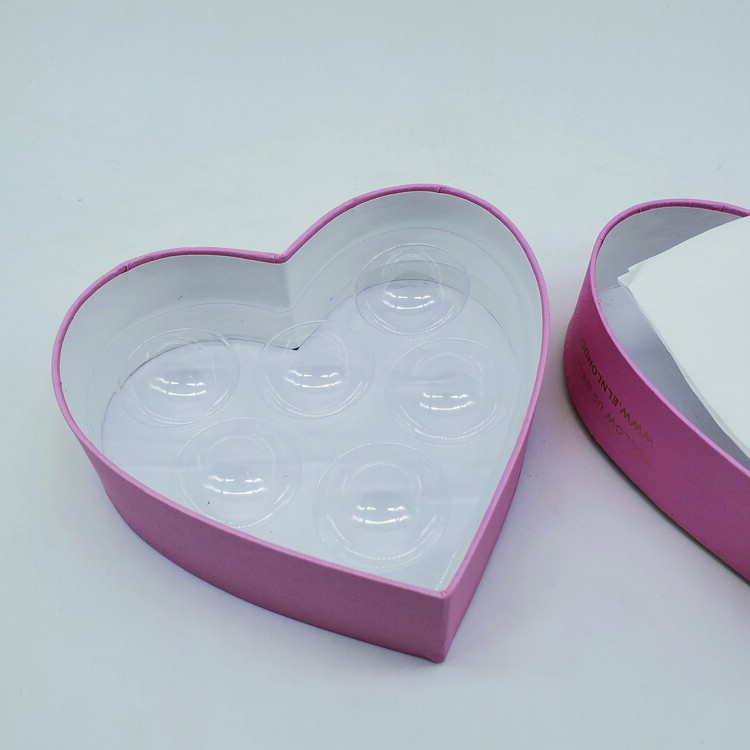  Custom Luxury Heart Shape Flowers Box - White Cardboard Gift Packaging