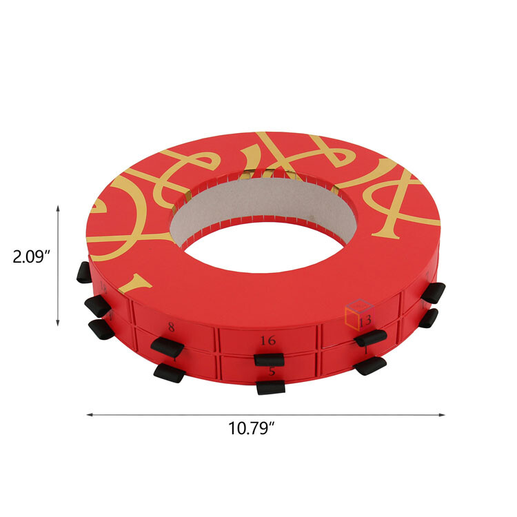  Amazon Top-Selling Luxury Custom Four-Layer Rotating Square Donut Boxes for Chocolate and Sweets