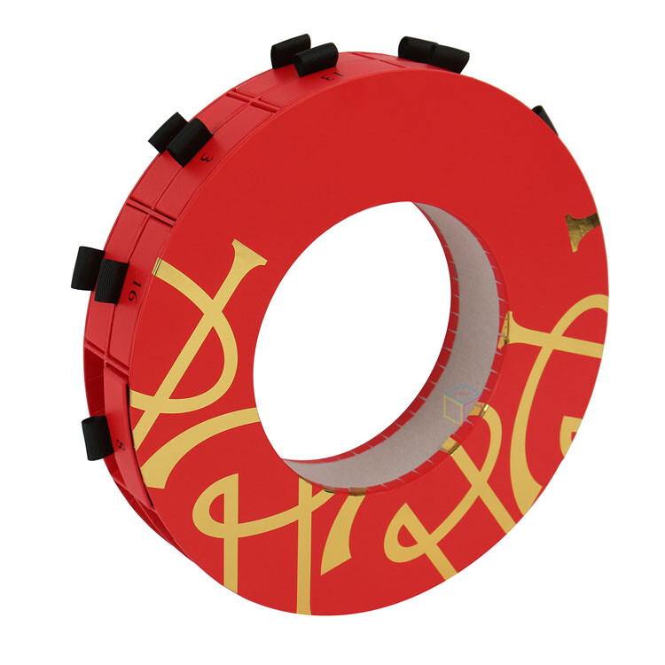  Amazon Top-Selling Luxury Custom Four-Layer Rotating Square Donut Boxes for Chocolate and Sweets