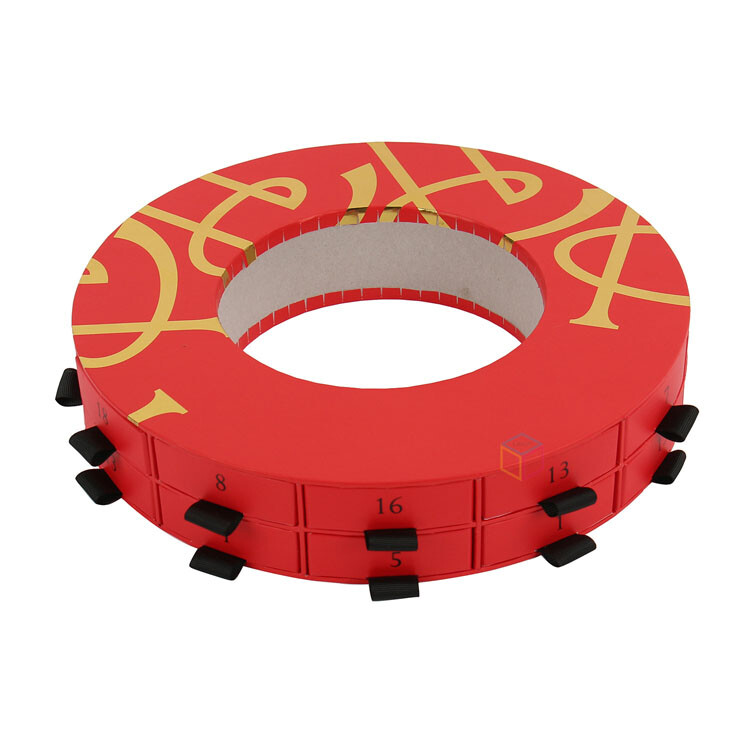  Amazon Top-Selling Luxury Custom Four-Layer Rotating Square Donut Boxes for Chocolate and Sweets