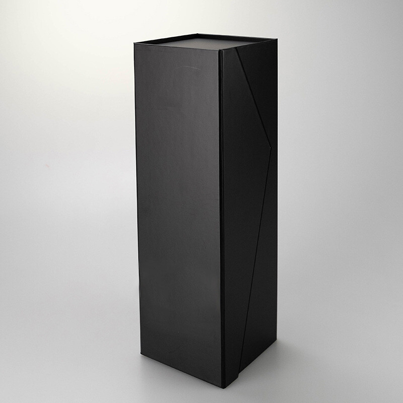  Custom Luxury Red Wine Champagne Alcohol Gift Box with Black Packaging