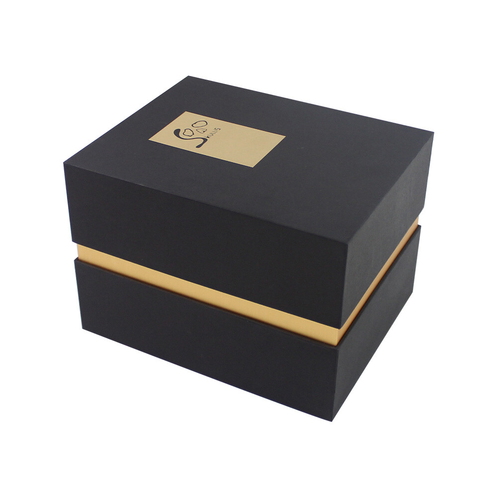 Custom Guangdong Health Products Gift Box - Large Blue Paper Packaging with Lid