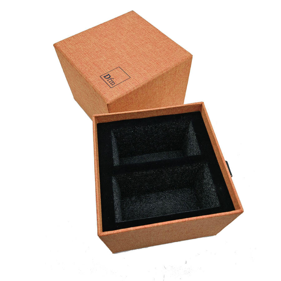 Custom Sample Product Packaging: Small Slide-Out Fabric Covered Gift Box