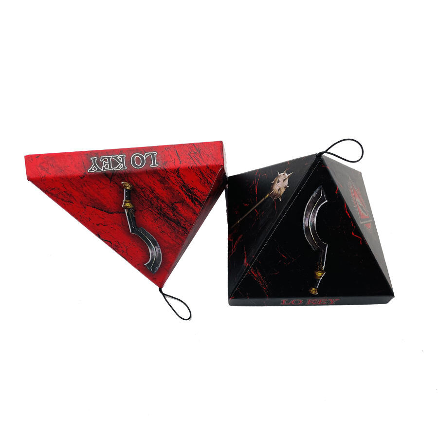  Custom CD Packaging in Special Triangular Cone Shape Cardboard Paper Box
