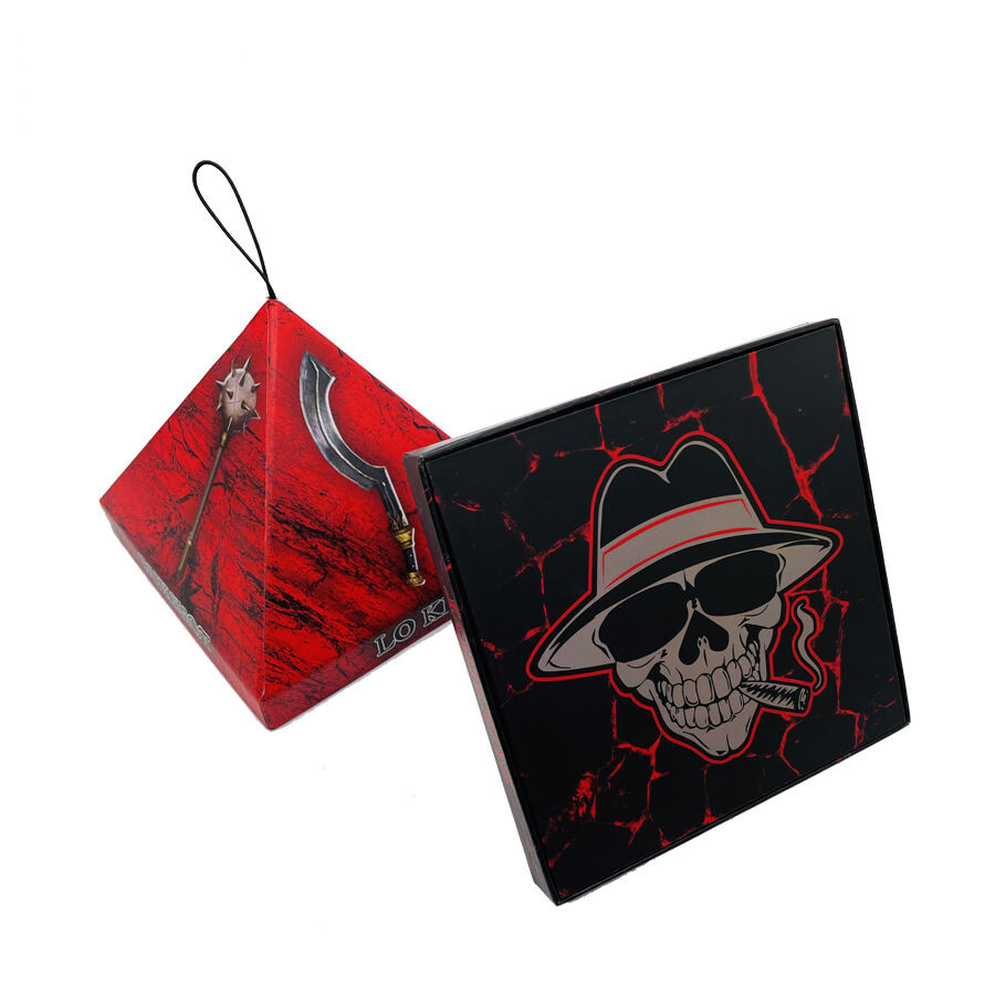  Custom CD Packaging in Special Triangular Cone Shape Cardboard Paper Box