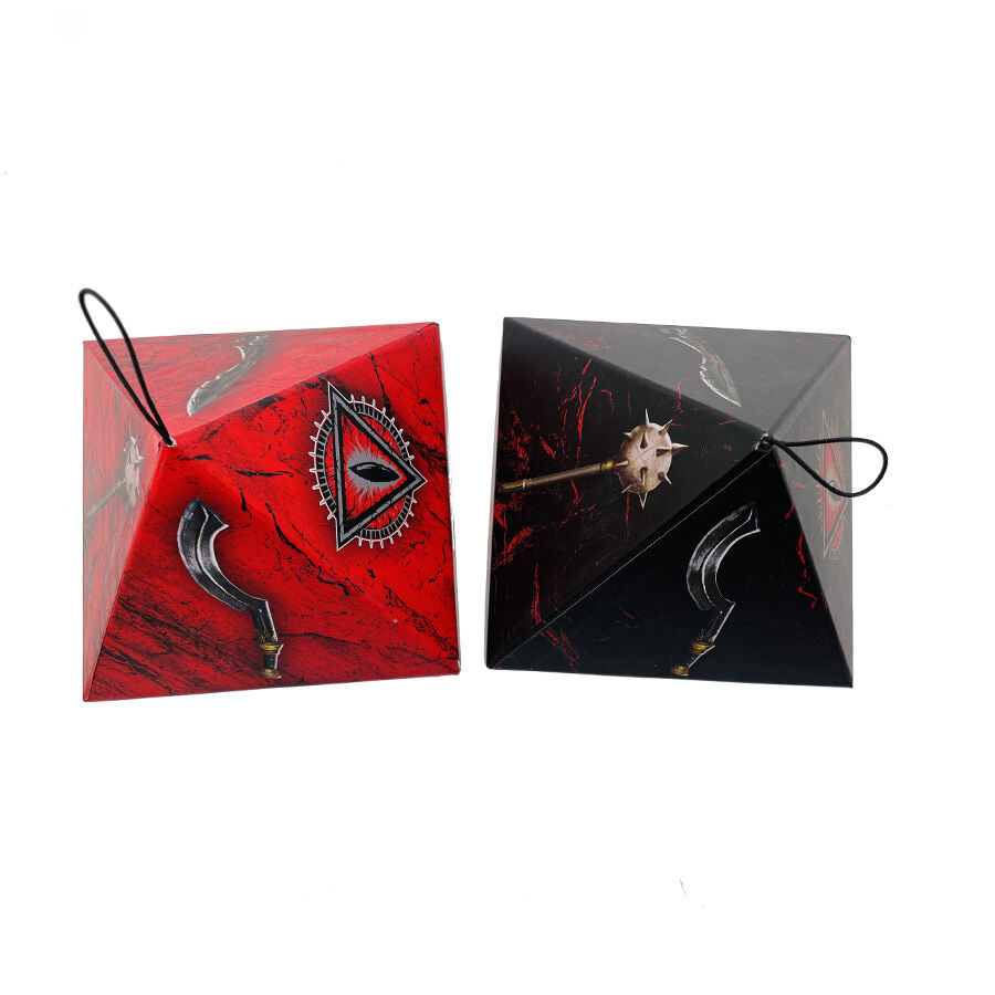 Custom CD Packaging in Special Triangular Cone Shape Cardboard Paper Box