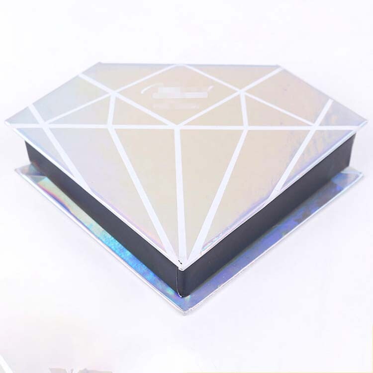 Custom Small Eye Shadow Cosmetic Gift Packaging - Triangle Shape Cardboard Box