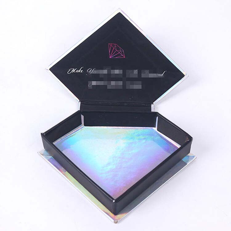 Custom Small Eye Shadow Cosmetic Gift Packaging - Triangle Shape Cardboard Box