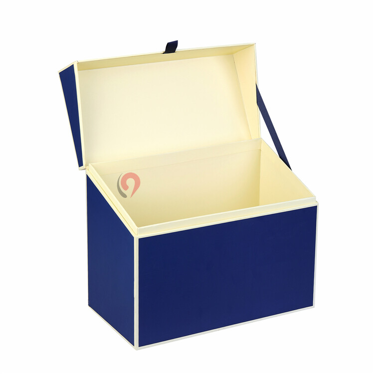 Custom Green Cardboard Afternoon Tea Set Gift Box with Bevel Edge Display Packaging