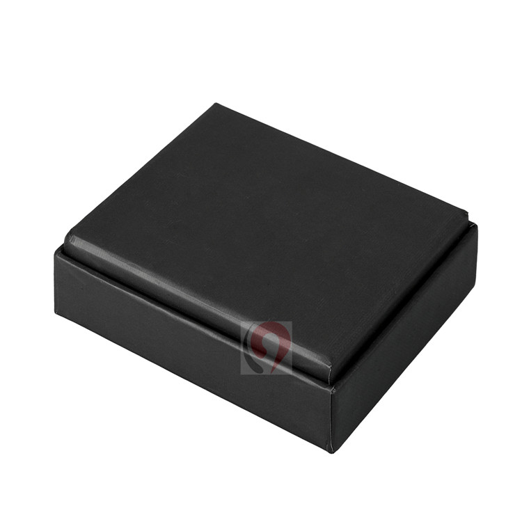 Custom Logo Earring Box: Small Jewelry White Cardboard Packaging with Ribbon