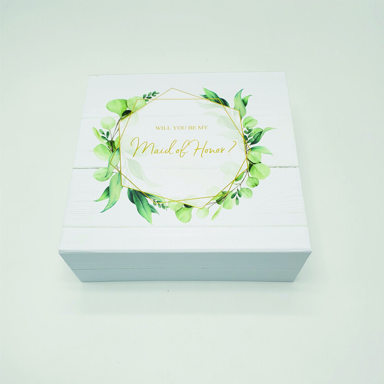 Newborn Baby Clothes Gift Box with Folding Magnetic Packaging & Ribbon - Customizable & Eco-Friendly