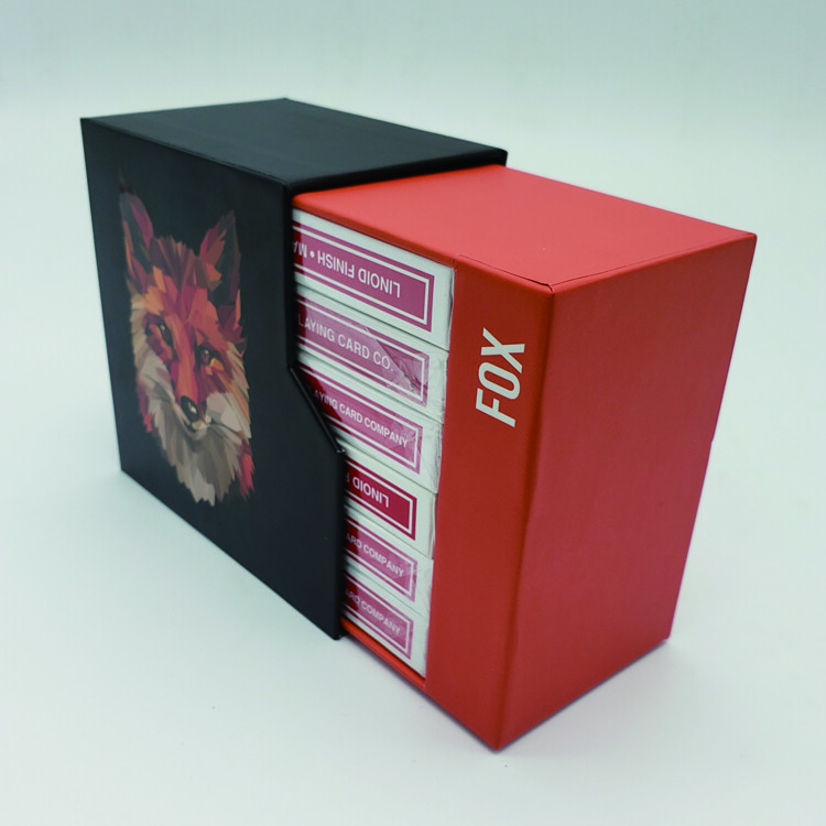 Custom Red Paper Light Drawer Packaging Cardboard Box with Foam Inserts for Shipping