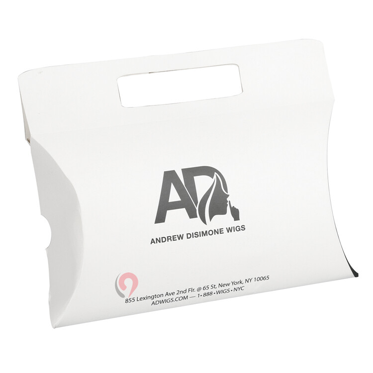 Customize Cheap White Paper Packaging for Hair Wig Pillow Boxes