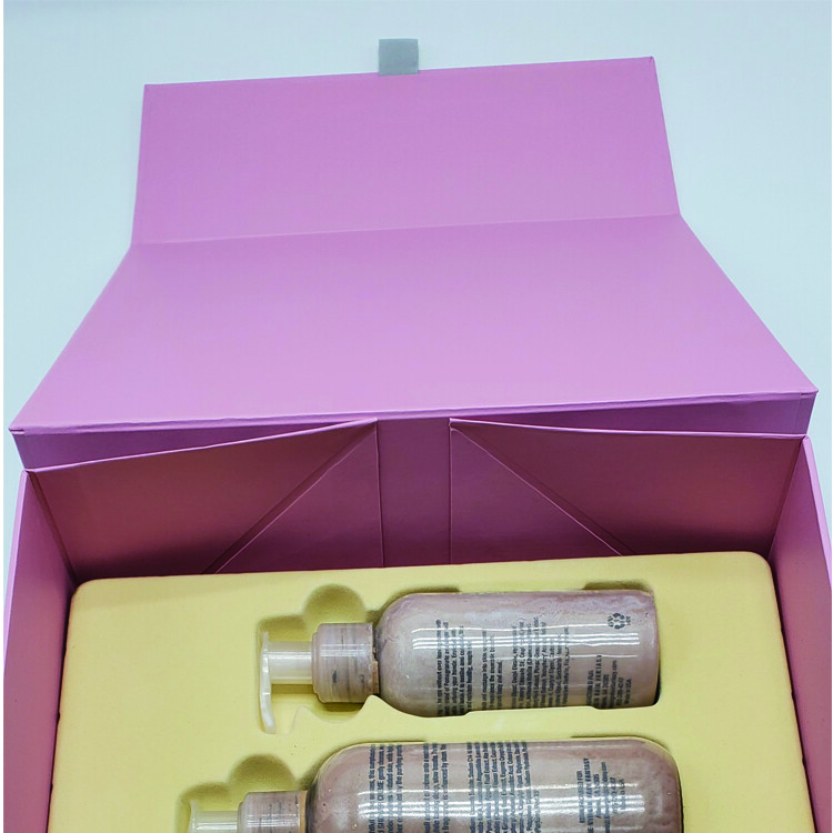Custom High-End Skin Care Set Packaging in White Paper Box with Lid