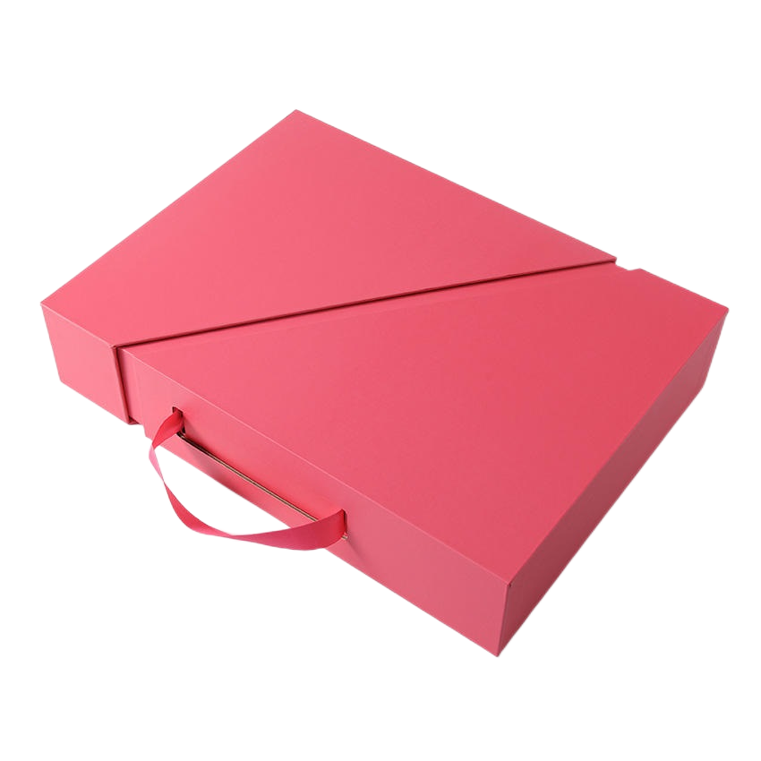Custom Luxury Pink Moon Cake Package Boxes - Empty Gift Boxes with Paper Dividers for Food & Sweets