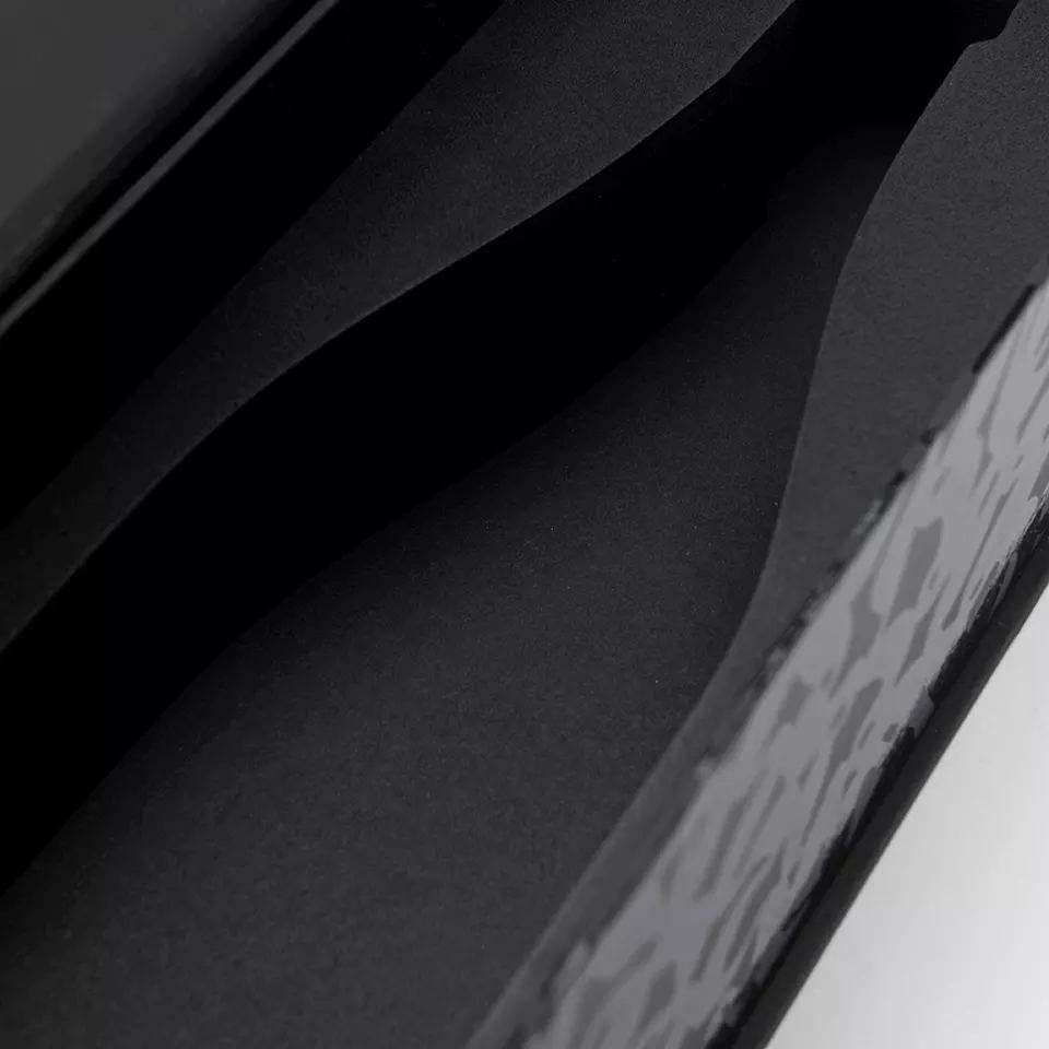 Custom Luxury Red Wine Champagne Alcohol Gift Box with Black Packaging