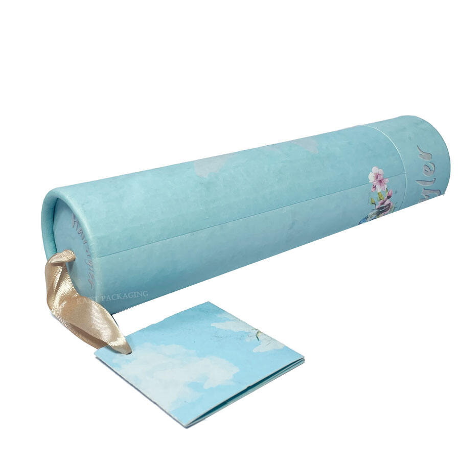 Custom Luxury Hair Brush Box - Round Cylinder Cardboard Packaging Solutions