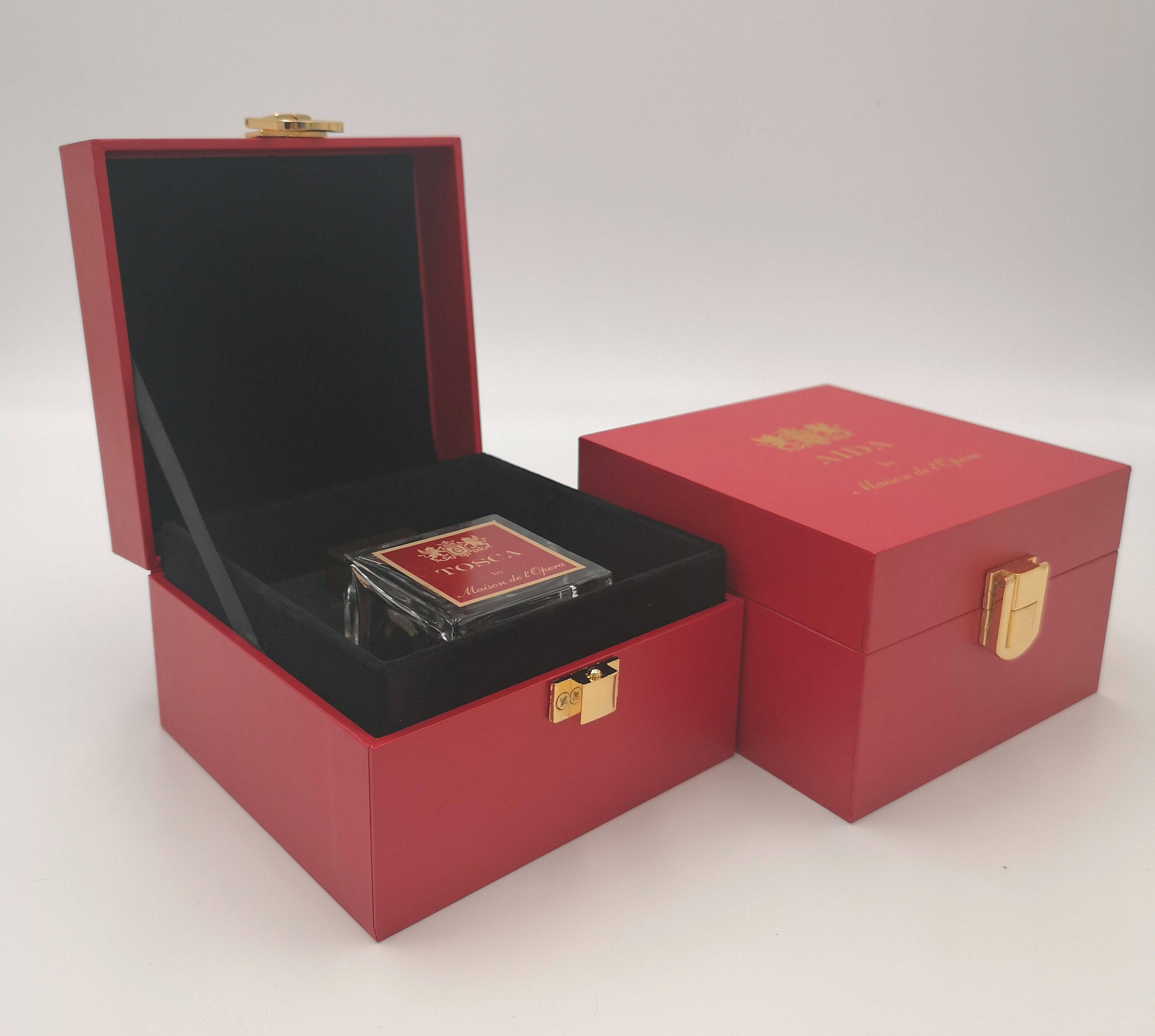 Custom Luxury Rigid MDF Perfume Box Display Gift Packaging with Foam Insert