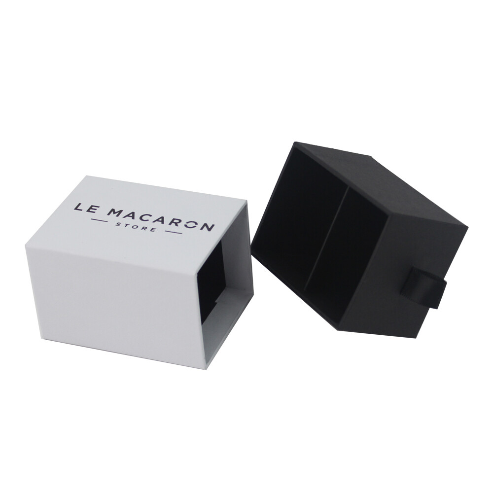 Custom Luxury Macaron Packaging - Slide Drawer Handmade Paper Gift Boxes