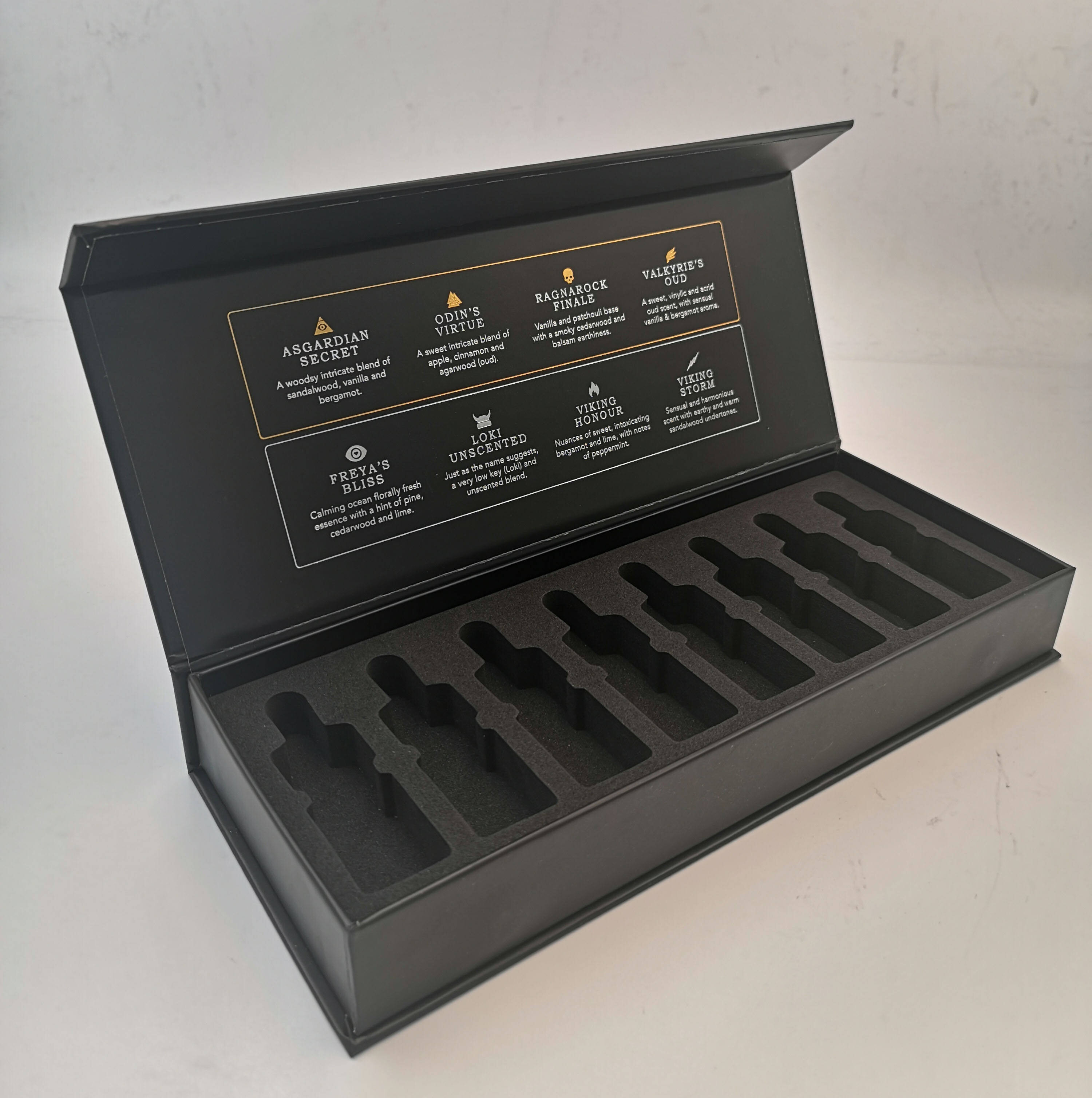 Custom Paper Gift Packaging Magnet Essential Oil Box with High-Quality Printing