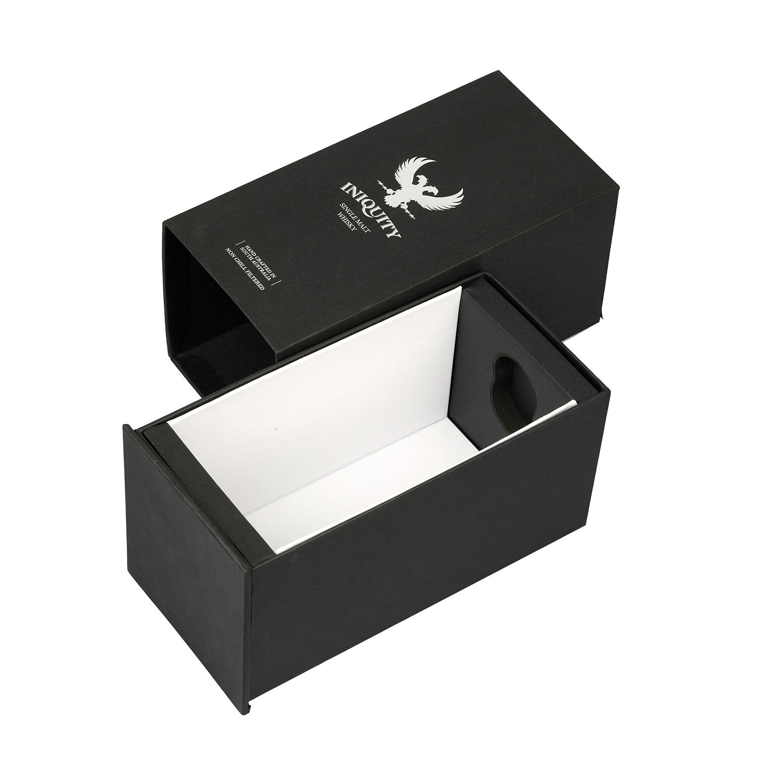 Custom Luxury Whisky & Wine High-End Cardboard Packaging Drawer Gift Boxes