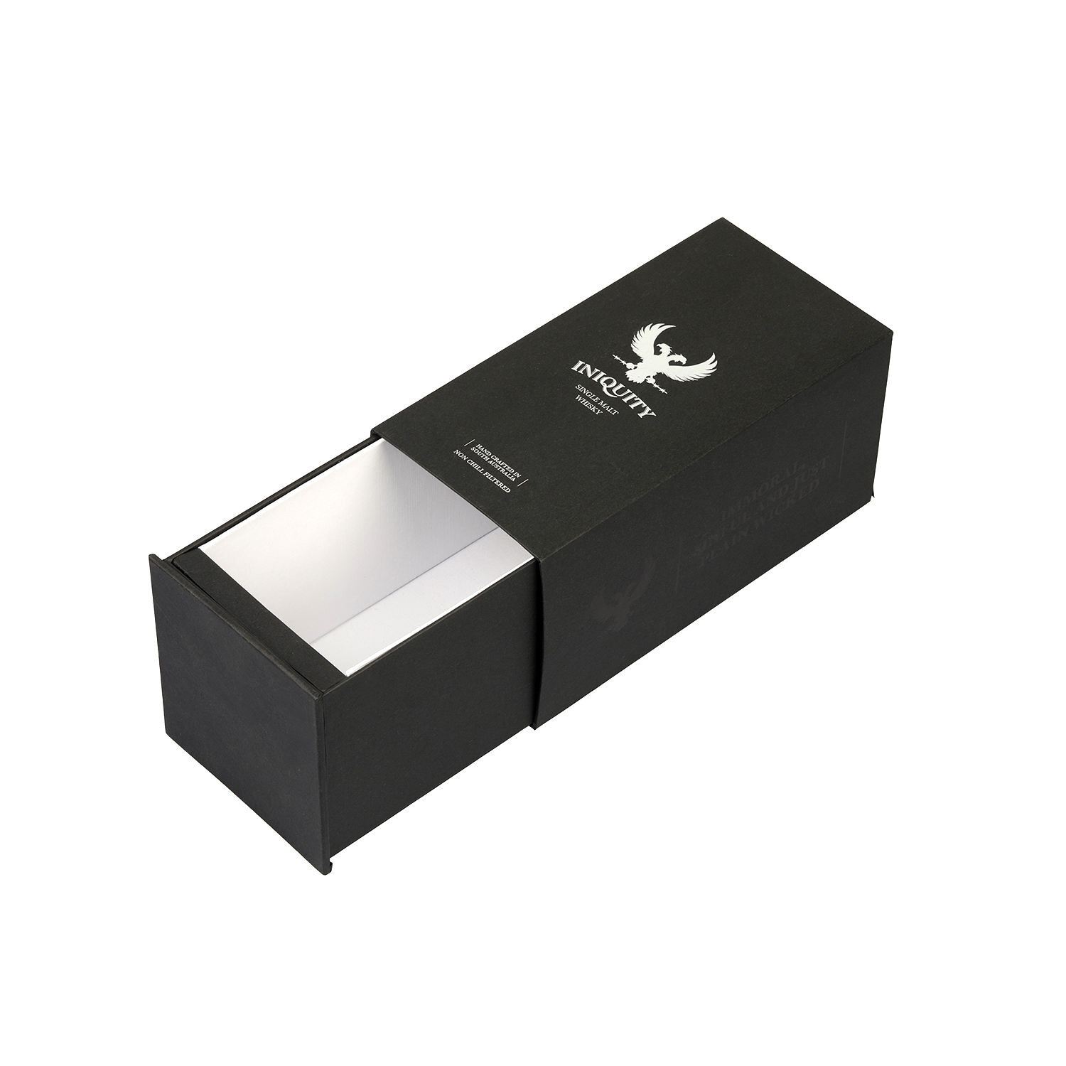 Custom Luxury Whisky & Wine High-End Cardboard Packaging Drawer Gift Boxes