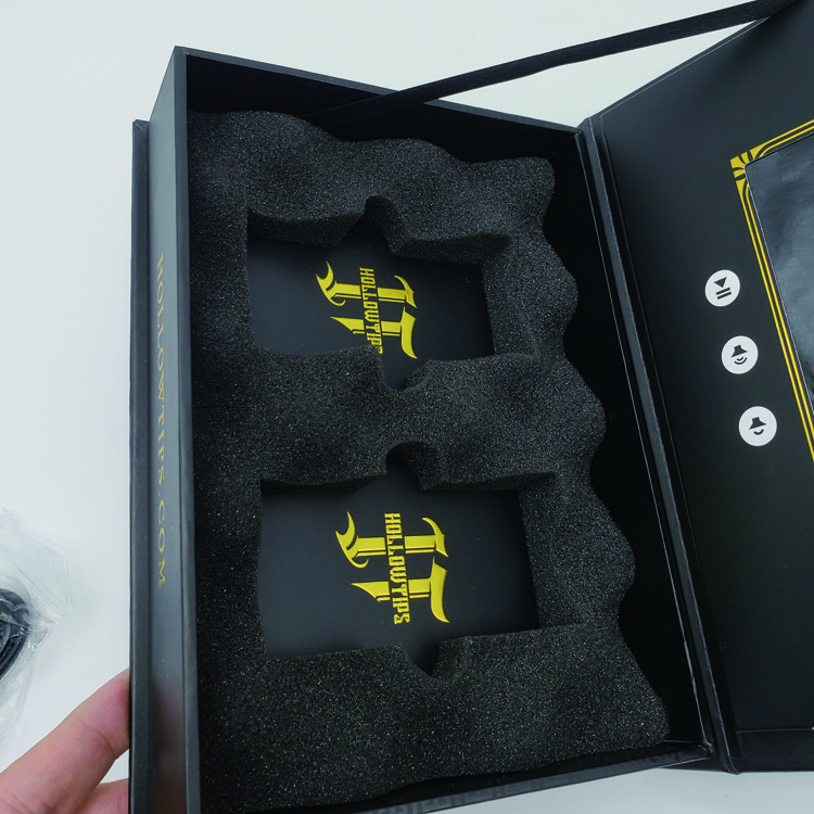 LCD Screen Video Player Advertising Card Gift Packaging Box with Custom Design