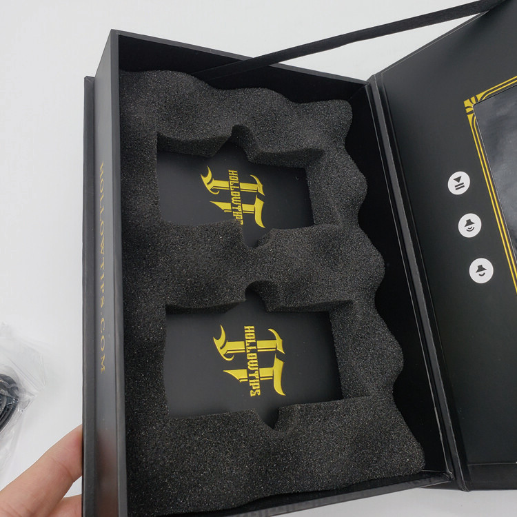 LCD Screen Video Player Advertising Card Gift Packaging Box with Custom Design
