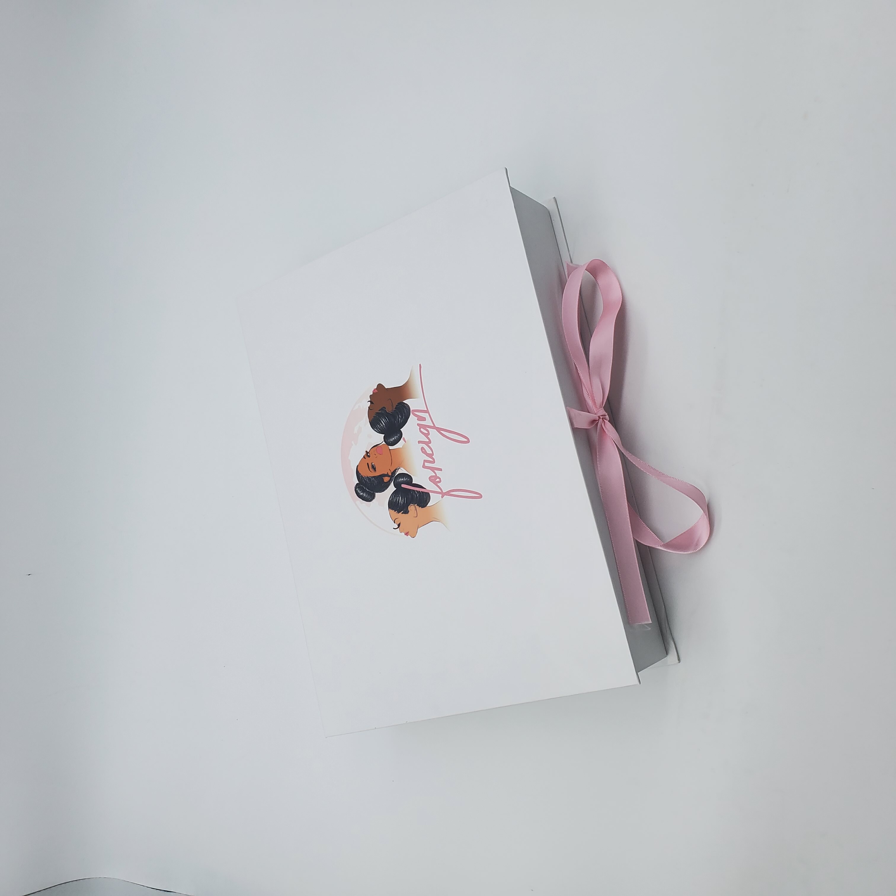 Premium Silk Satin Insert Book Shape Cosmetic Gift Packaging Paper Box with Custom Design