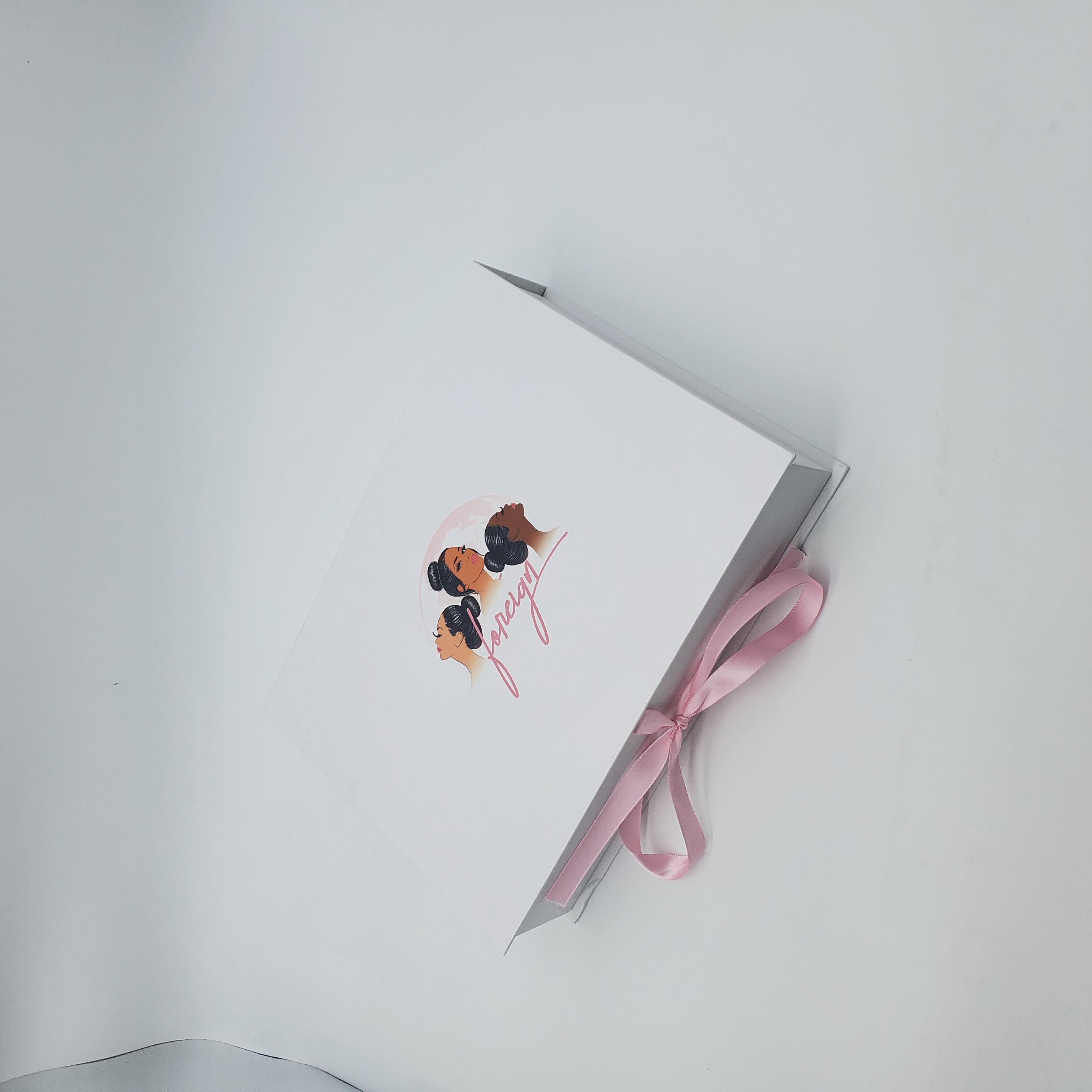 Premium Silk Satin Insert Book Shape Cosmetic Gift Packaging Paper Box with Custom Design