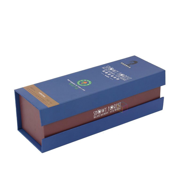  Wholesale Vodka Bottle Packaging - Black Cardboard Magnetic Box with Custom Printing
