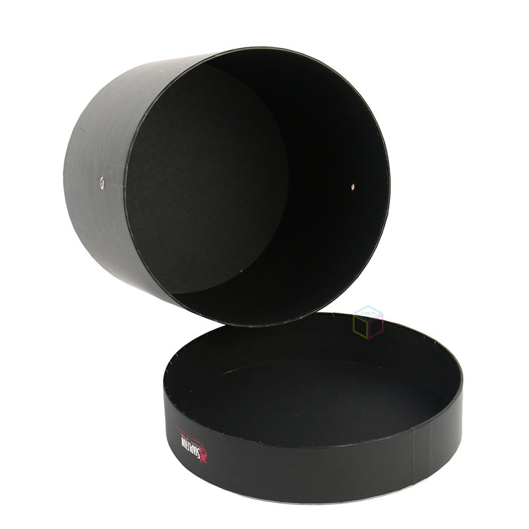Luxury Rigid Cardboard Round Hat Paper Box for Flowers - Customizable & Eco-Friendly Packaging