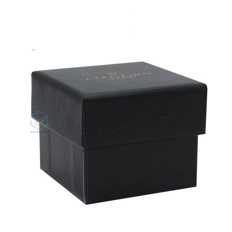 Custom Small Black Cardboard Gift Boxes for Jewelry Packaging - Shenzhen Kaijie