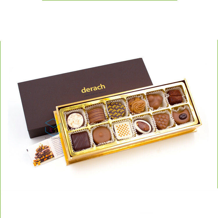 Handcrafted Chocolate Strawberry Boxes with Inserts for Sweet Packaging