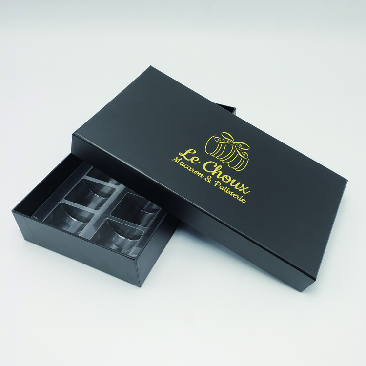 Fancy Macaron Box for Laduree - Custom Food Gift Packaging Paper with High-Quality Printing