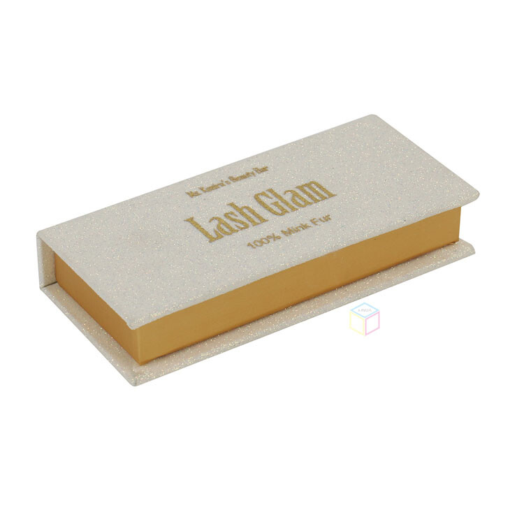 Luxury Sliding Drawer Paper False Eyelash Box Packaging with Custom Options