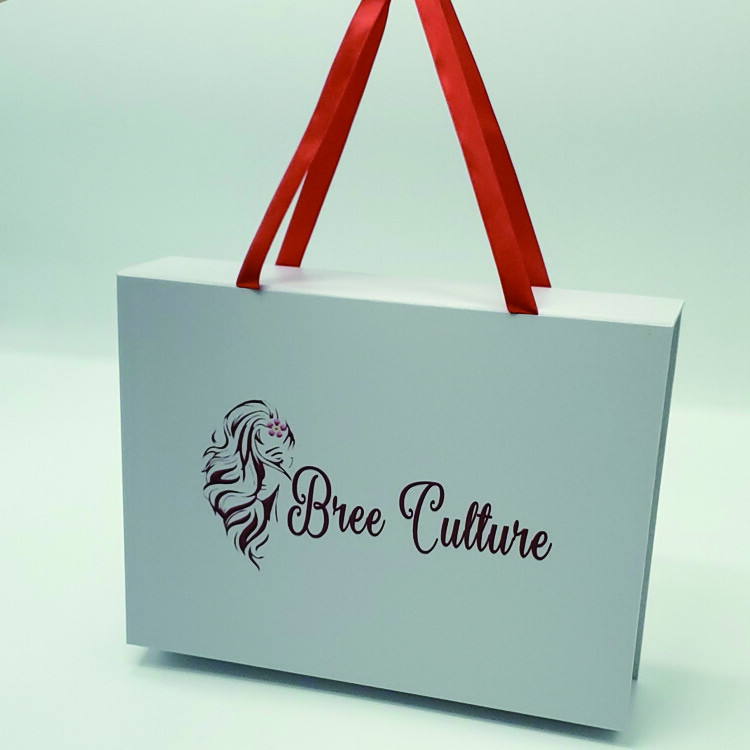 Custom Magnetic Closure Matt Lamination Folding Paper Gift Boxes with Glossy Black UV Coating Logo