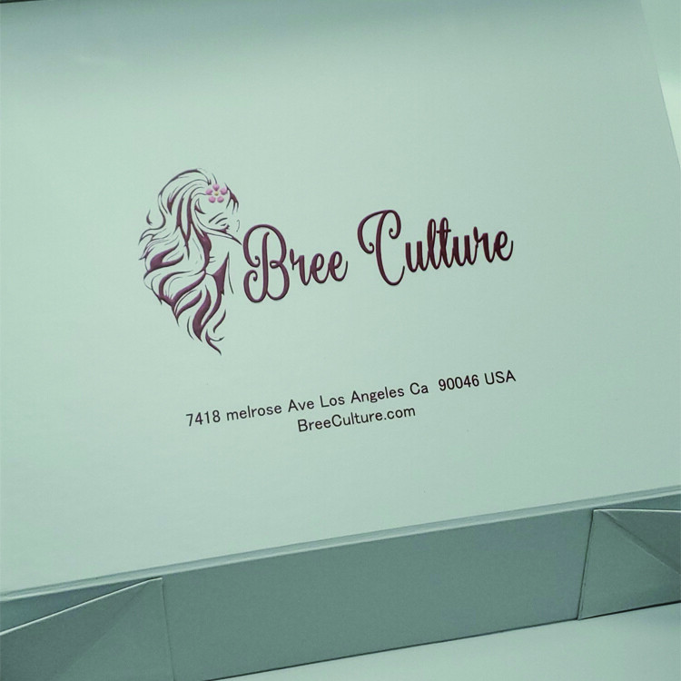 Custom Magnetic Closure Matt Lamination Folding Paper Gift Boxes with Glossy Black UV Coating Logo