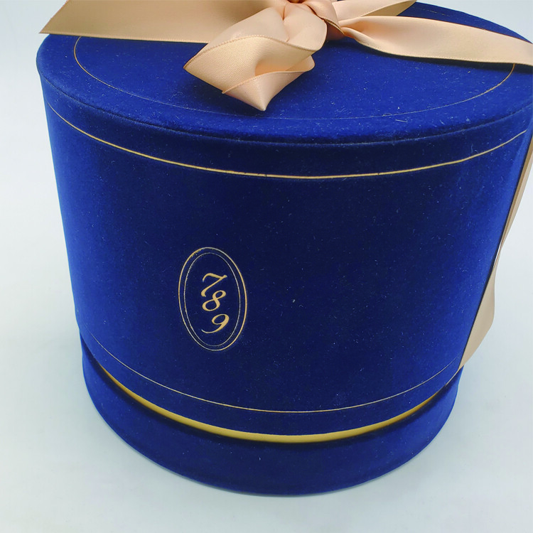Luxury Velvet Round Tube Candle Packaging Box for Premium Candles - Shenzhen Kaijie Packaging
