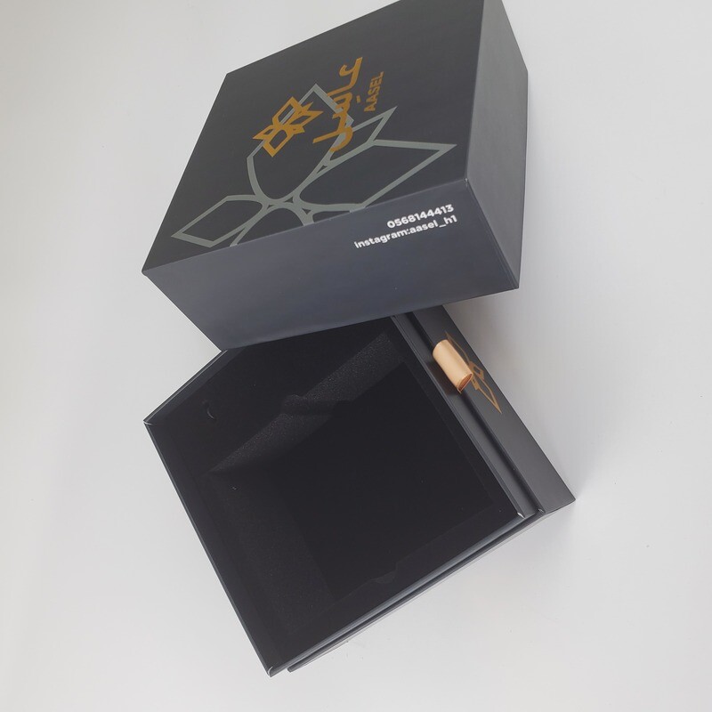 Custom Drawer-Style Candle Box Packaging with Embossed Logo for Aromatherapy Candles