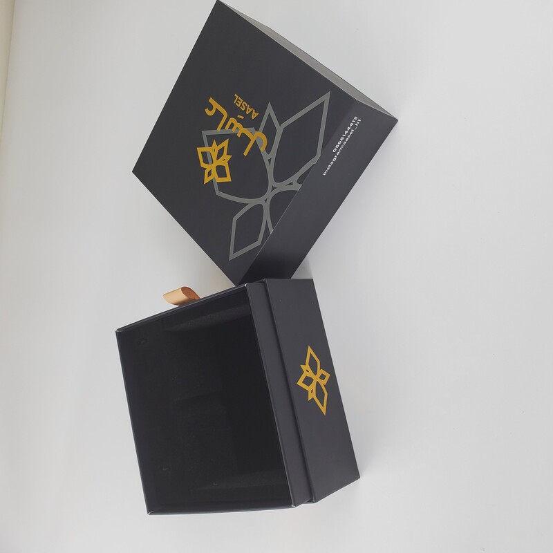 Custom Drawer-Style Candle Box Packaging with Embossed Logo for Aromatherapy Candles