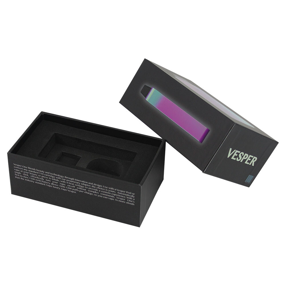 Two-Piece Lid and Base Box for Moisturizer with Foil Stamping - Custom Packaging Solutions